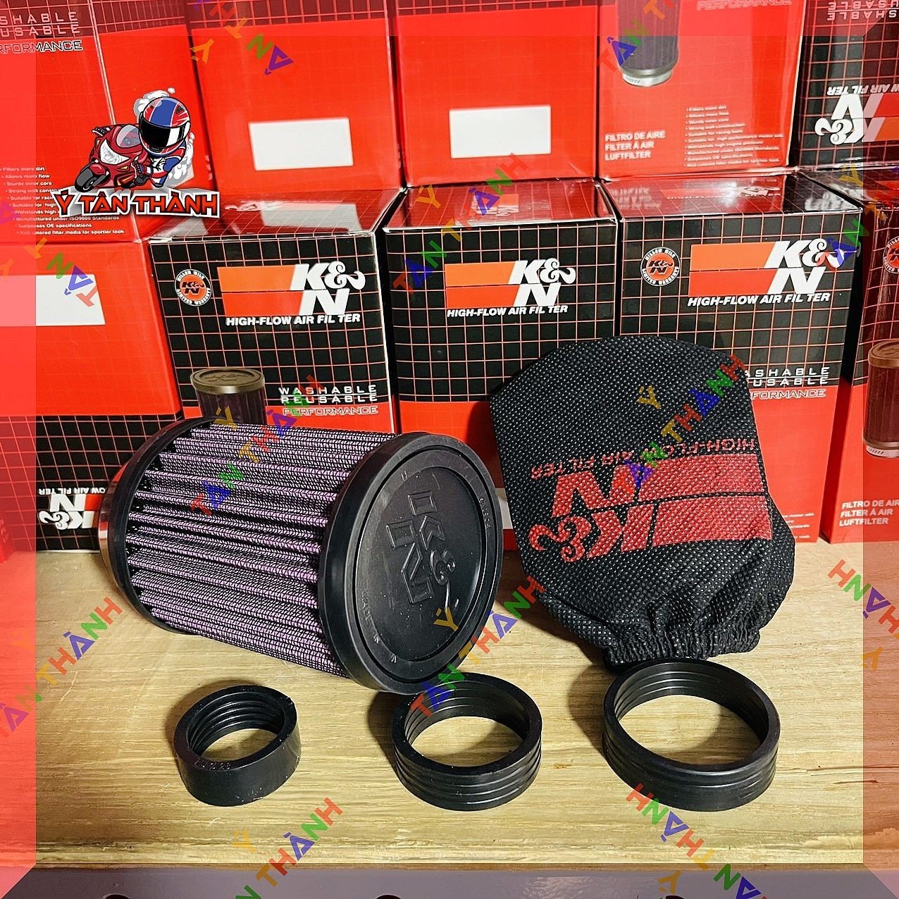 Lọc gió trụ KN có áo mưa MS06
