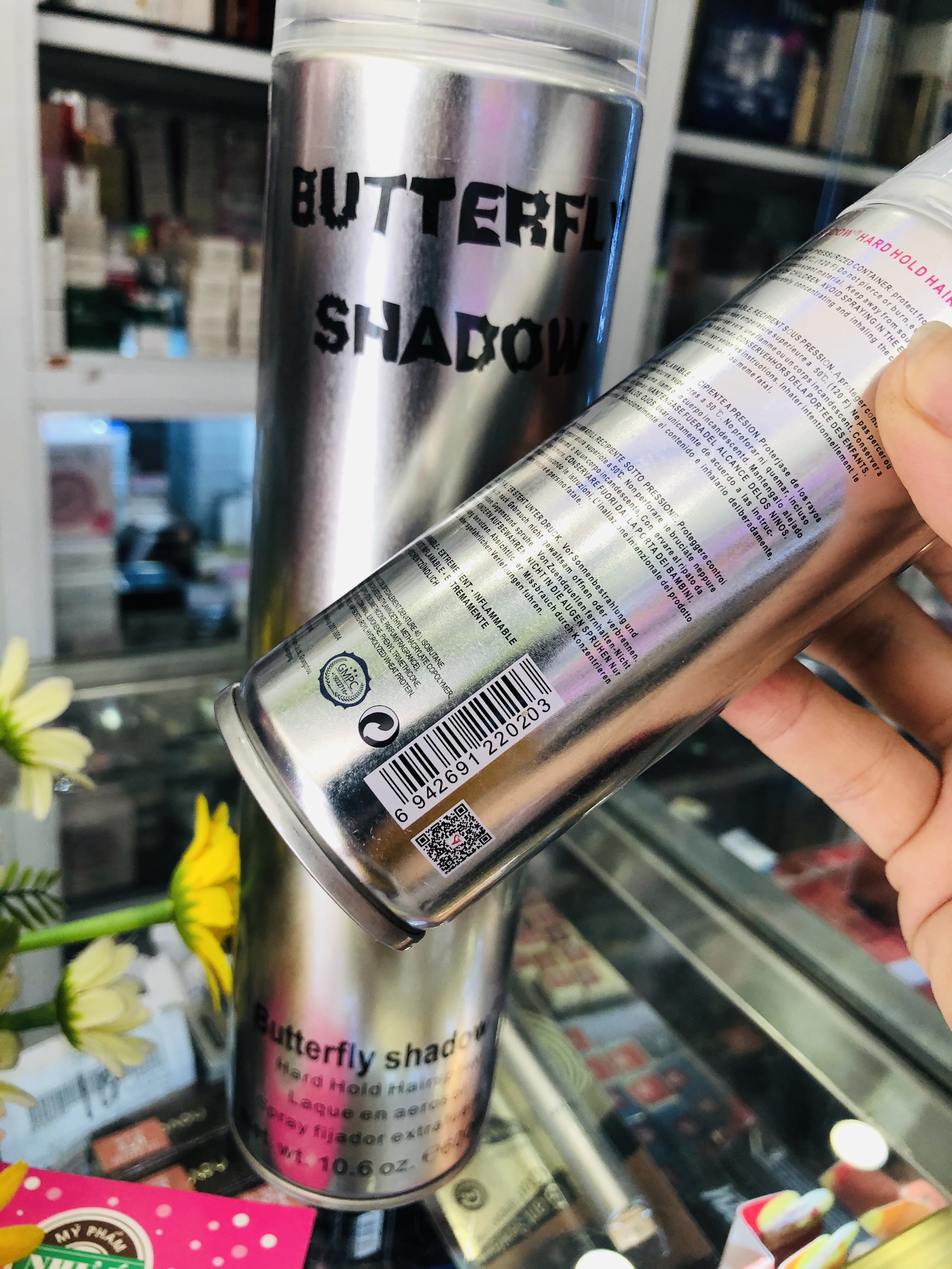 Gôm - Keo Xịt Tóc Butterfly Shadow 600ml/ 150ml