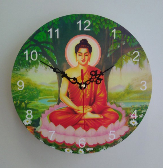 Đồng hồ treo tường Phật Giáo -1 ( Gốc Bồ Đề)