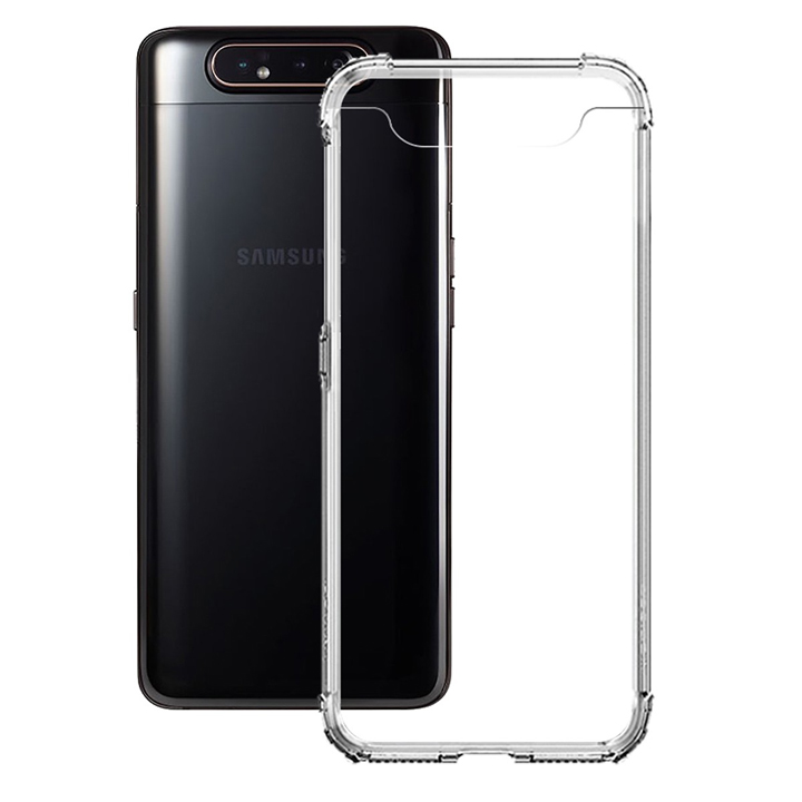 Ốp lưng Samsung Galaxy A80, Galaxy A90 dẻo trong suốt chống sốc
