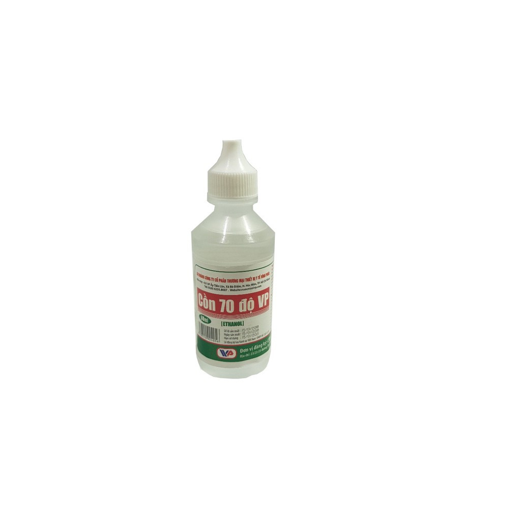 Cồn 70 độ vĩnh phúc chai 60ml