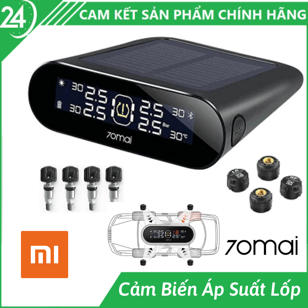 Cảm Biến Áp Suất Lốp 70mai MiDrive T02 Van Ngoài Theo Dõi Áp Suất Nhiệt ...