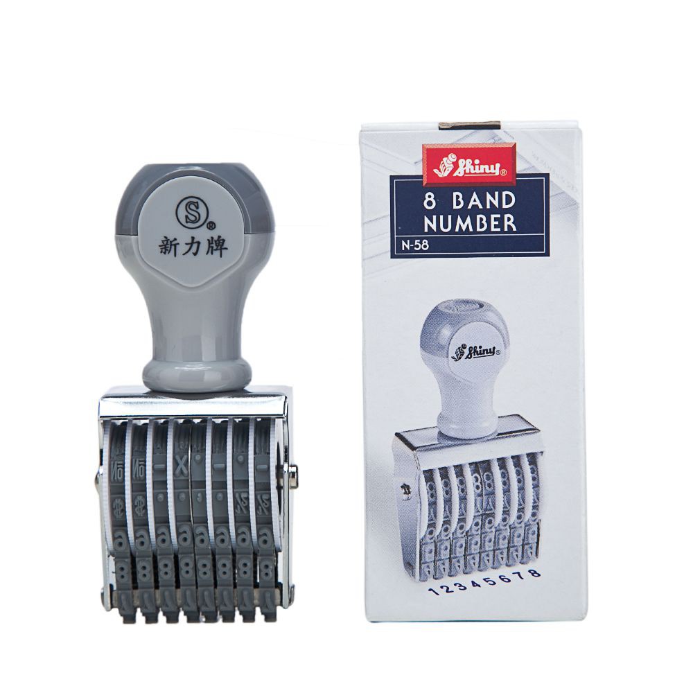 Dấu đóng HSD-Dãy 8 số cao 3mm  chấm mực ngoài N58