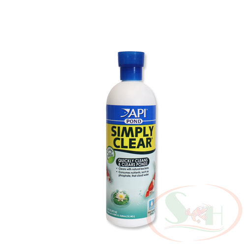 Vi sinh khử đục API Pond Simply Clear chai 473 ml làm trong nước xử lý đáy ao bể cá tép