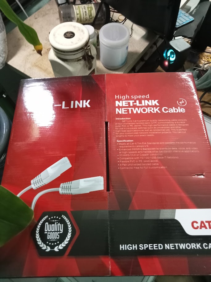 Cuộn dây cable mạng Ct6e netlink 305m