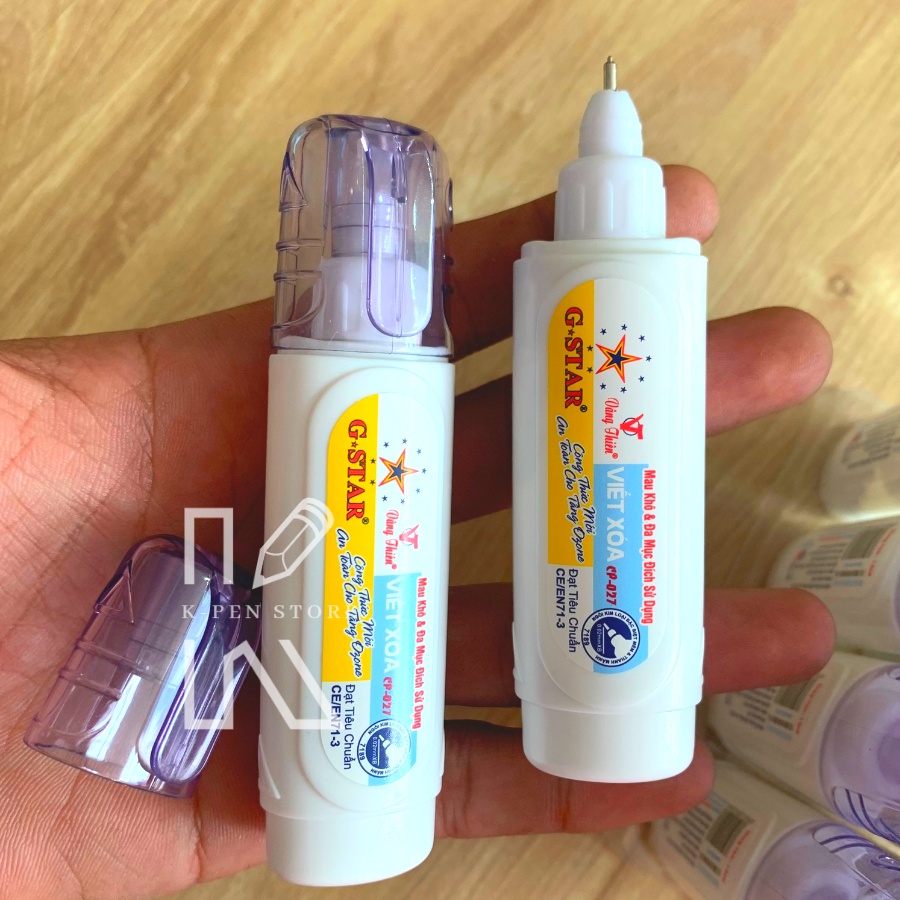 1 cây bút xóa nước g-star cp-027 12ml nhanh khô, đa mục đích sử dụng - k pen