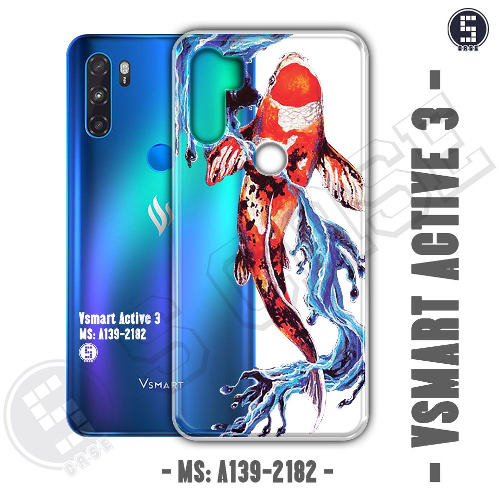 Ốp cho Vsmart Active 3 hình Cá Chép Nhật A139-2182