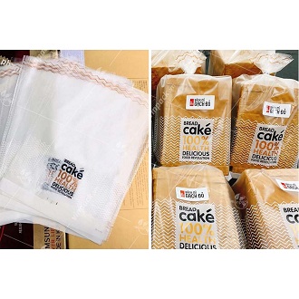 Túi đựng bánh mì hoa cúc, sandwich, cake 100% (set 100 | 23*30cm