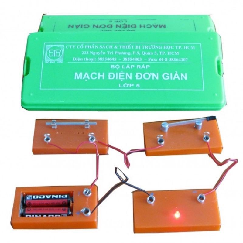 Bộ lắp ráp mạch điện đơn giản lớp 5
