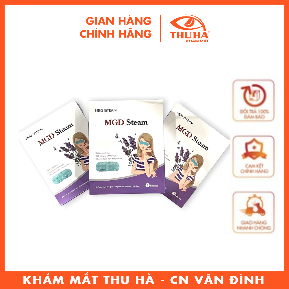Hộp 7 Miếng chườm ấm mắt MGD STEAM