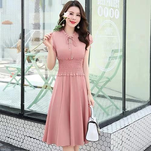 ĐẦM XÒE NHÚN EO SIÊU XINH CHO CÁC NÀNG