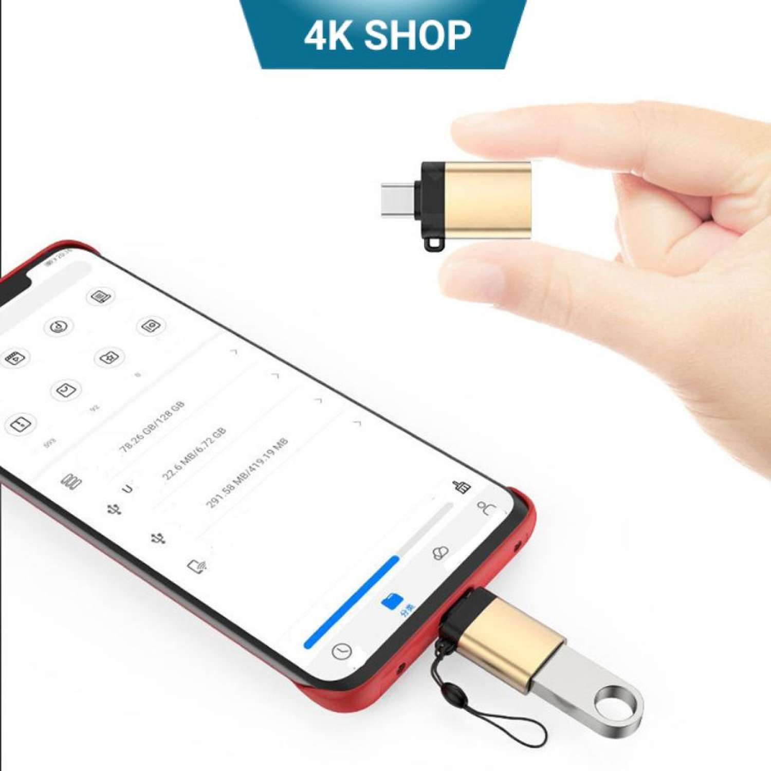 U005 Đầu chuyển OTG USB Type C sang USB 3.0