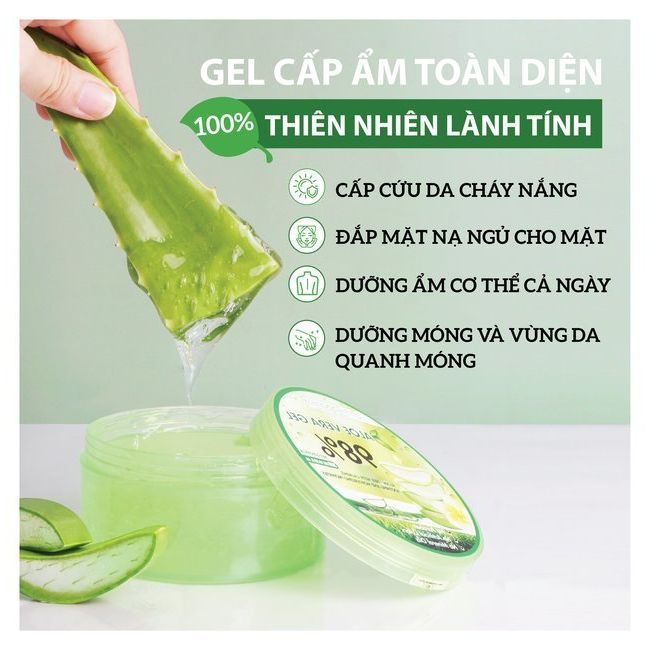 Gel Dưỡng Ẩm Nha Đam Milaganics 300ml