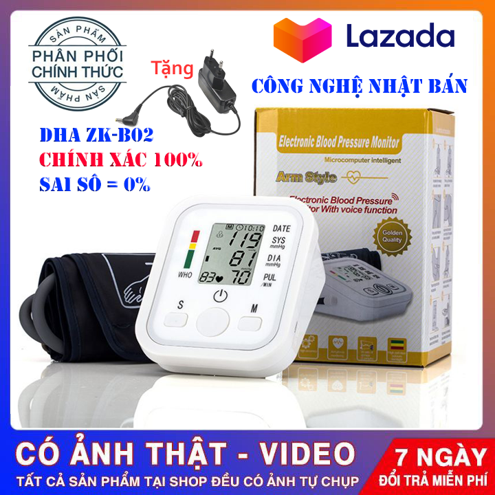 [HCM]Máy Đo Huyết Áp Omron Máy Đo Huyết Áp Nhịp Tim Điện Tử Arm Style - Công Nghệ Tự Động Thông Minh Phù Hợp Cho Người Cao Tuổi - Có Giọng Nói.