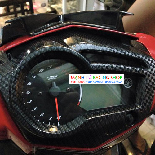 Ốp Mặt Đồng Hồ Carbon Cho Exciter 150