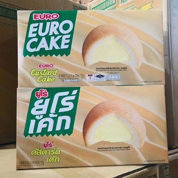 Bánh trứng tươi nội địa thái lan 𝐄𝐮𝐫𝐨 𝐂𝐚𝐤𝐞 𝐂𝐮𝐬𝐭𝐚𝐫𝐝