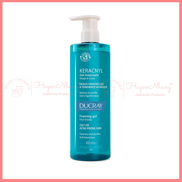Sữa Rửa Mặt Ducray Keracnyl Gel Moussant