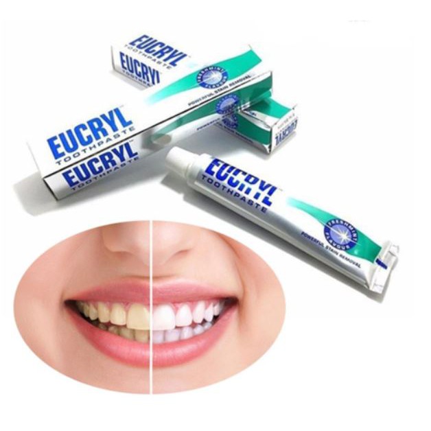 Kem Đánh Sạch Trắng Răng Eucryl Toothpaste
