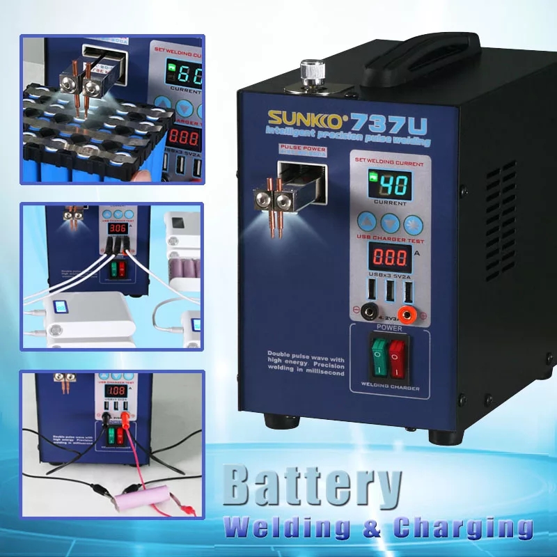 Máy Hàn Cell Pin SUNKKO 737U Chính Hãng