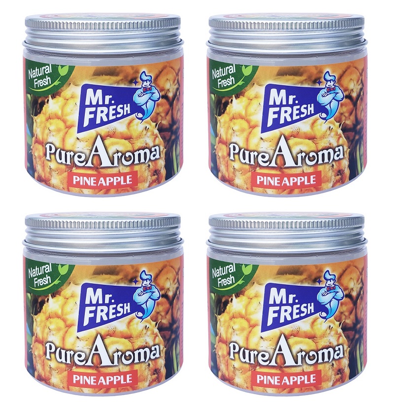 Combo 4 sáp thơm phòng tắm, phòng ngủ cao cấp Mr. Fresh 230g (4 Hương tùy chọn) HLS816