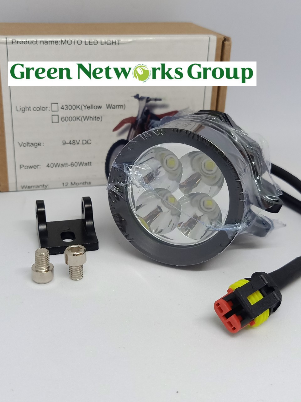 Đèn pha led trợ sáng L4X cho ô tô xe máy + tặng công tắc - GreenNetworks