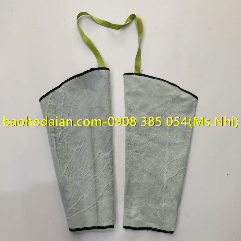 Ống tay da hàn chống tia lửa, chịu nóng và cách nhiệt- Hình thật