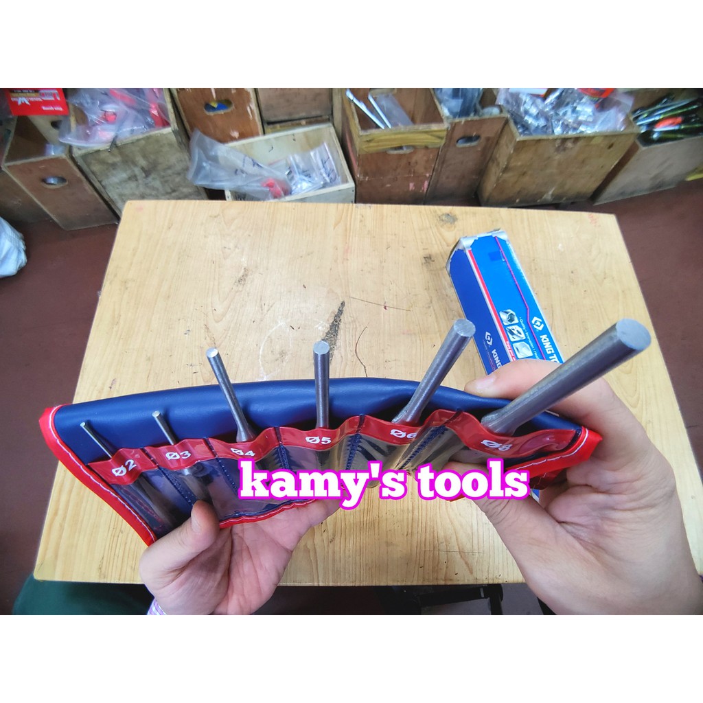 Bộ đột đục lỗ bông tu 6 cây Kingtony model 1006PR