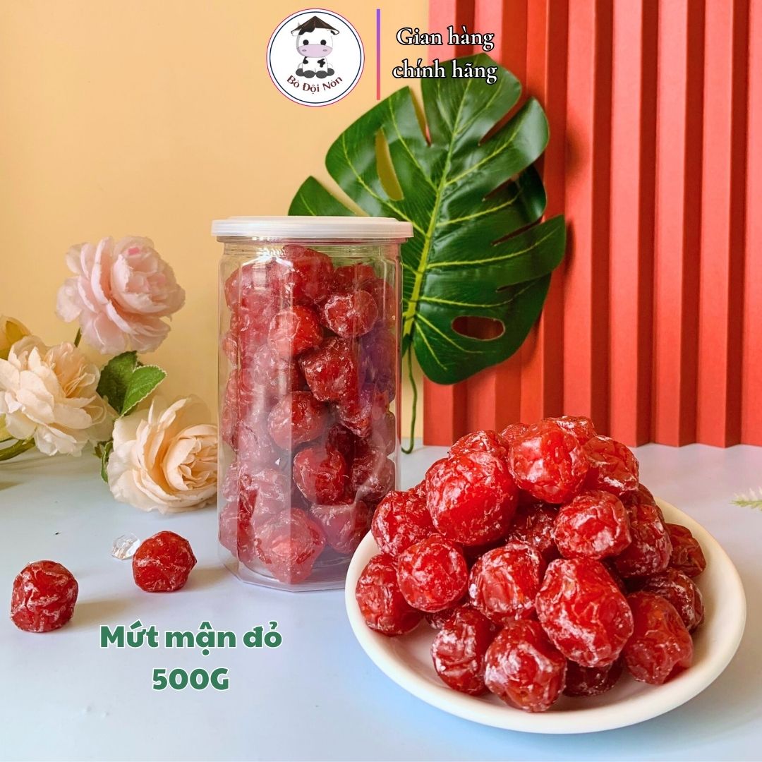 500g mứt mận đỏ Bò Đội Nón