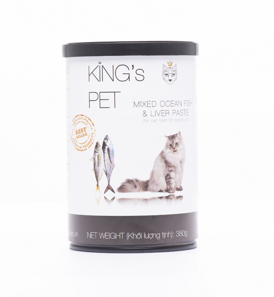 [date 5/2026] Pate King's Pet cho chó mèo lon 380G
