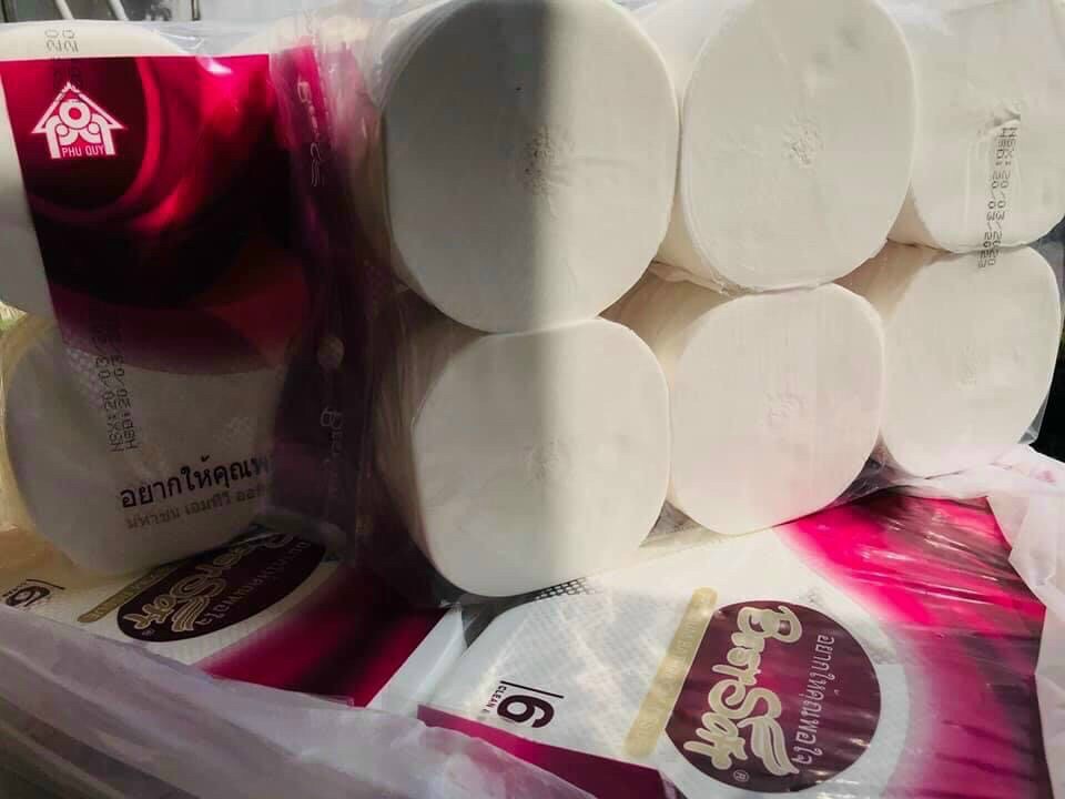 [ HOT ] COMBO 5 LÓC GIẤY BESTSOFT THÁI LAN LỐC 6 CUỘN - THÁI LAN