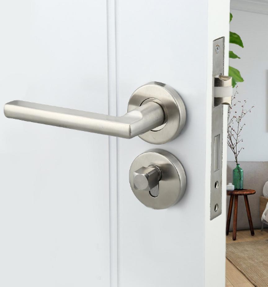 Khóa cửa tay gạt cao cấp Inox MS1