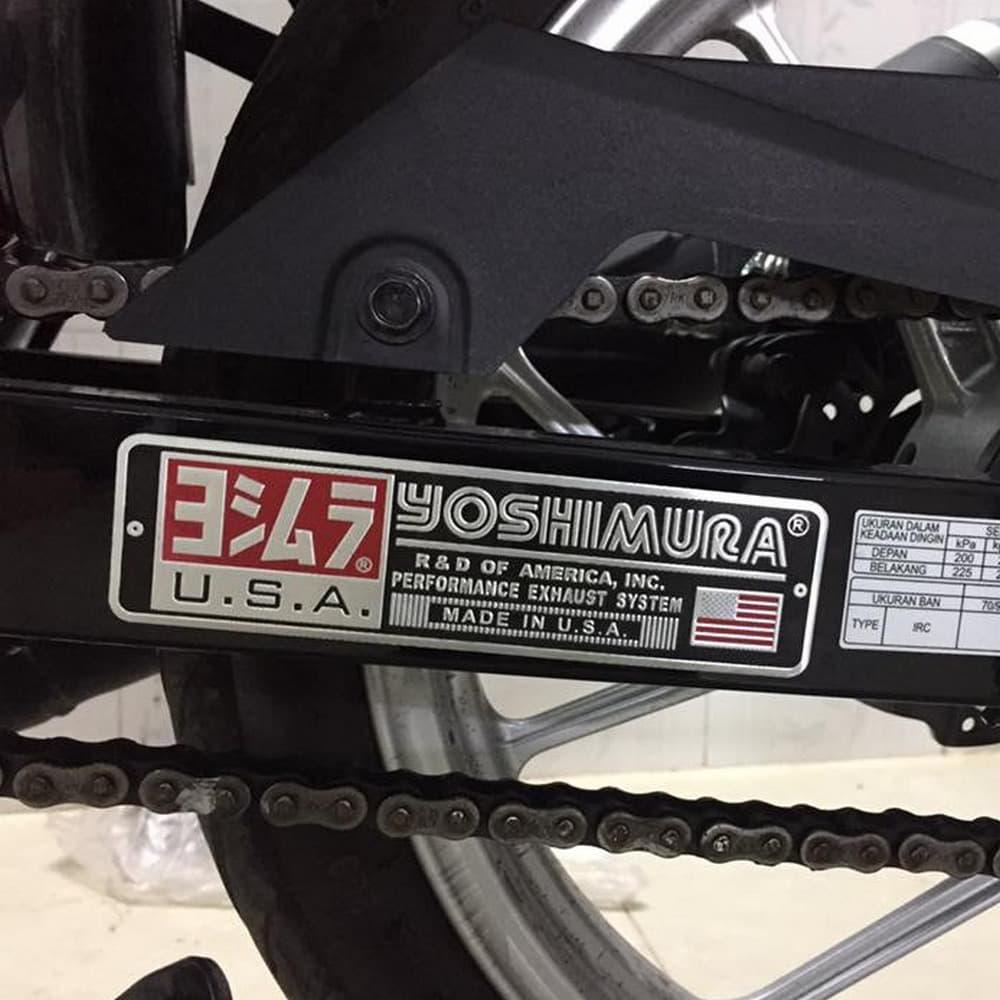[HCM]Tem nhôm dán gắp xe YOSHIMURA keo 3M siêu dính.