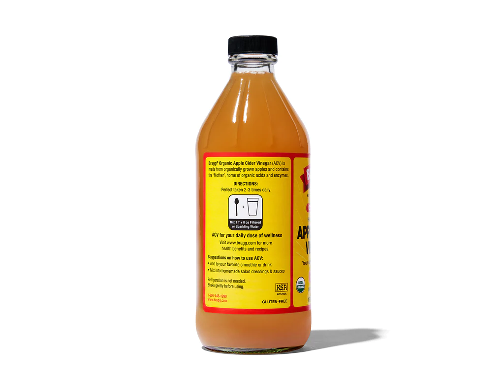 Giấm Táo Hữu Cơ Bragg 473ml & 946ml