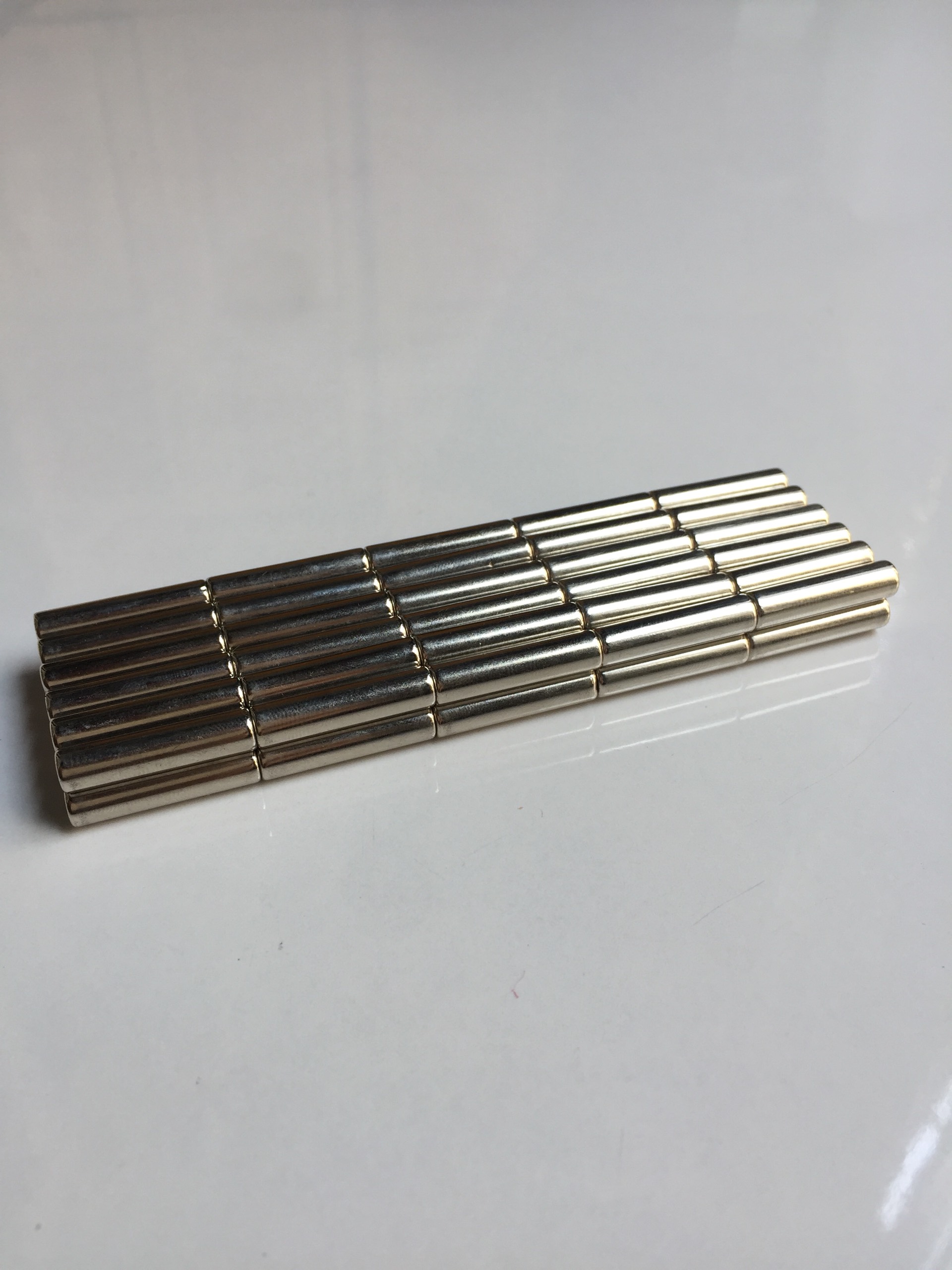 [HCM]Nam Châm Vĩnh Cửu Ø 6x25mm Nam Châm Trắng ( Bộ 10 Viên)
