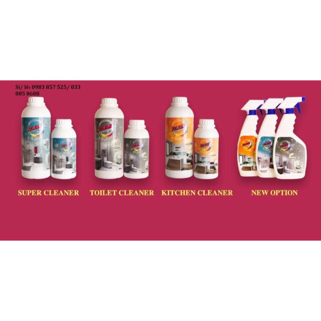 [OFFICAL] NƯỚC TẨY RỬA CAO CẤP- SCLEAN