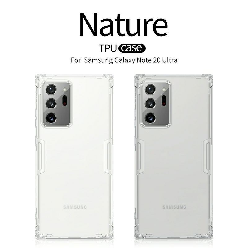 Ốp lưng Nillkin silicon dẻo cho Samsung Galaxy Note 20/ Note 20 Ultra bo cạnh chống sốc chính hãng.