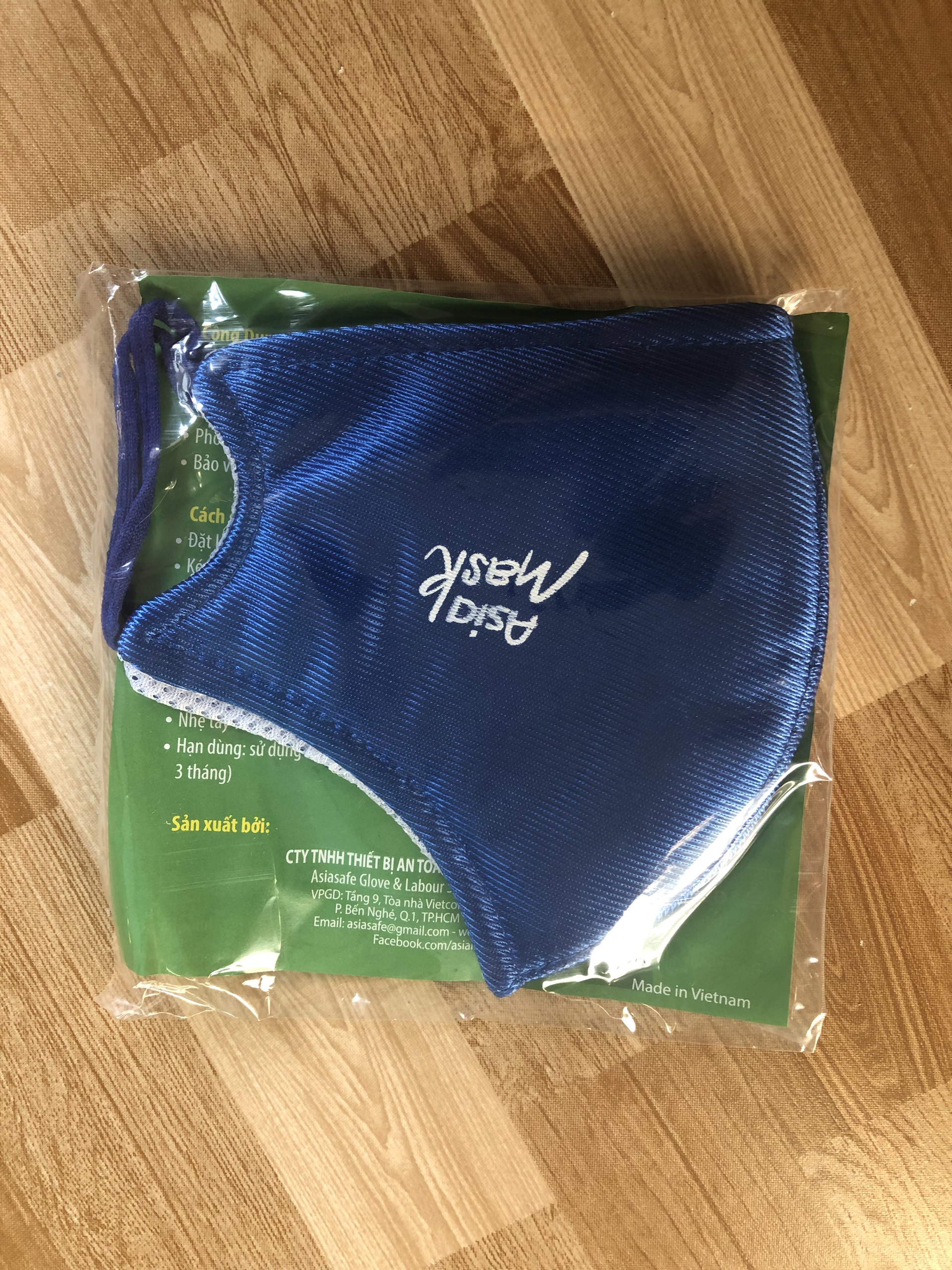 khẩu trang than hoạt tính Asia Mask, có than hoạt tính, lọc bụi, bảo vệ sức khỏe