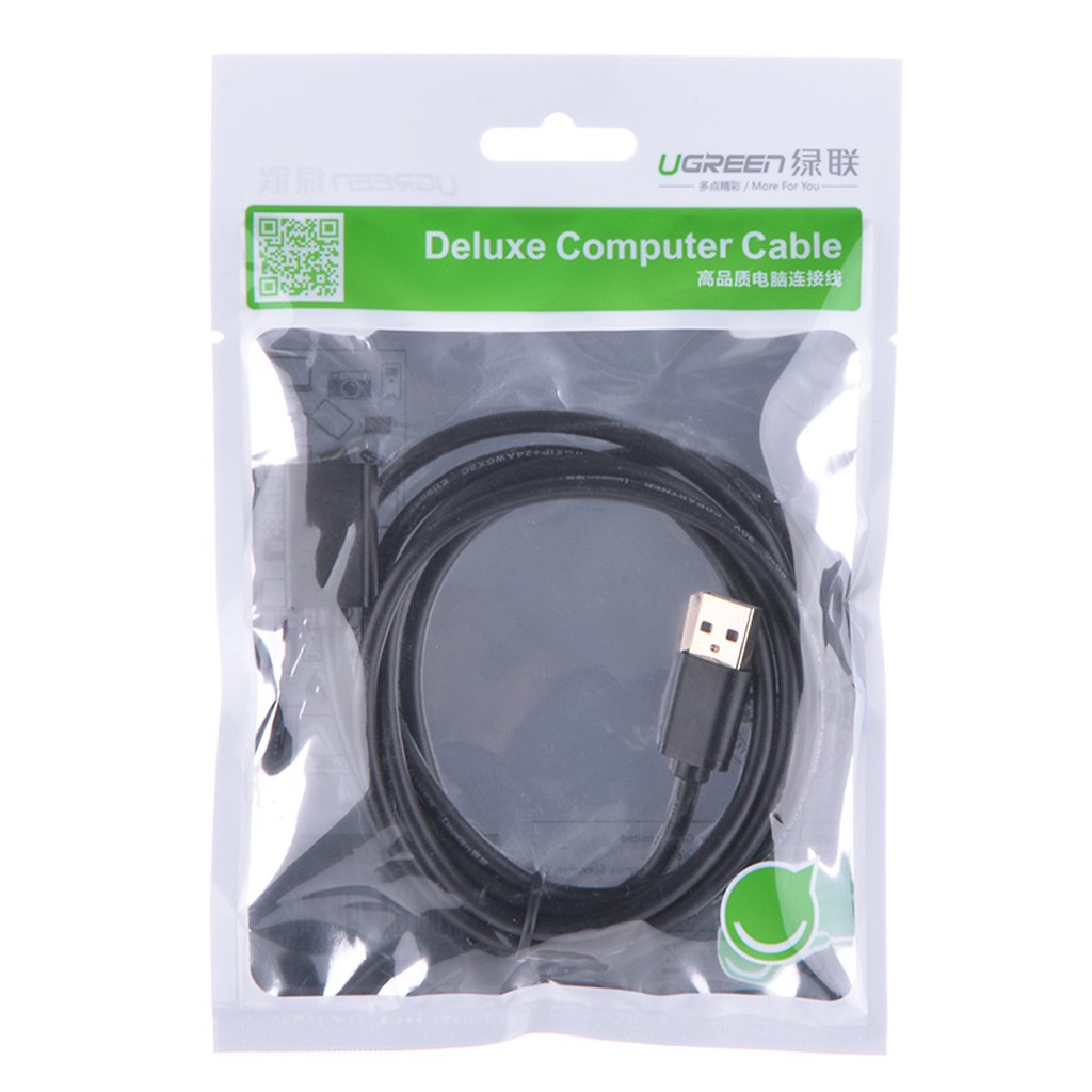 Cáp Nối Dài Usb 2.0 1M  Ugreen 10314 Cao Cấp.