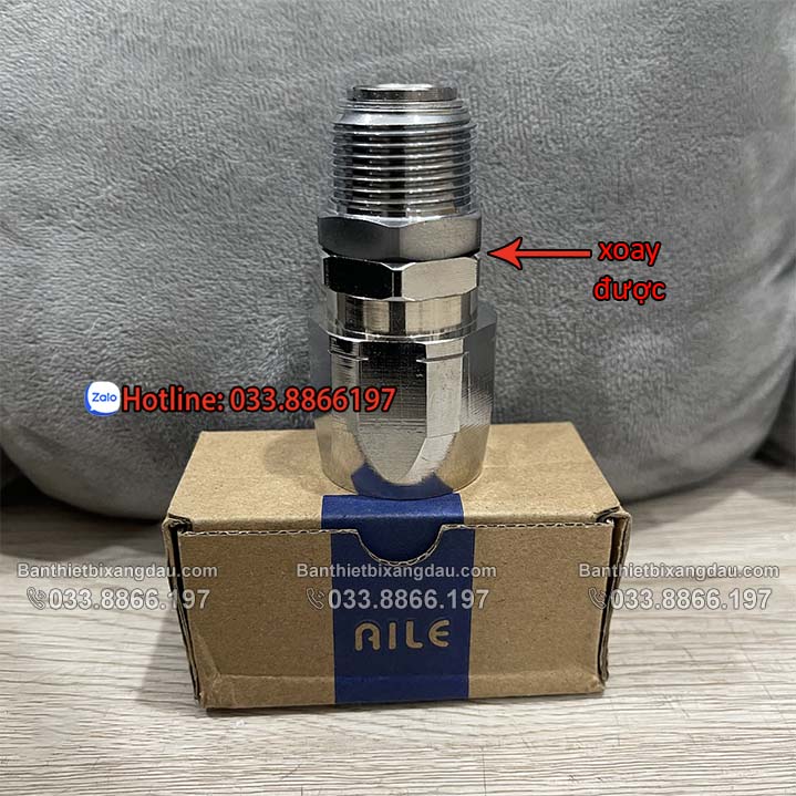 Đầu nối cò bơm và dây bơm xăng dầu phi 27