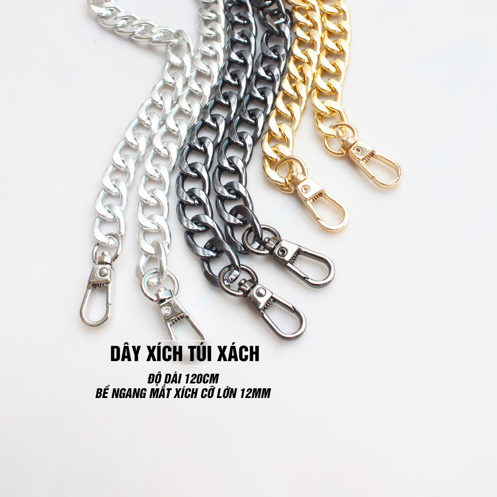 DÂY XÍCH CHO TÚI XÁCH VÁT GÓC 12MM RQN275 - REQUANE