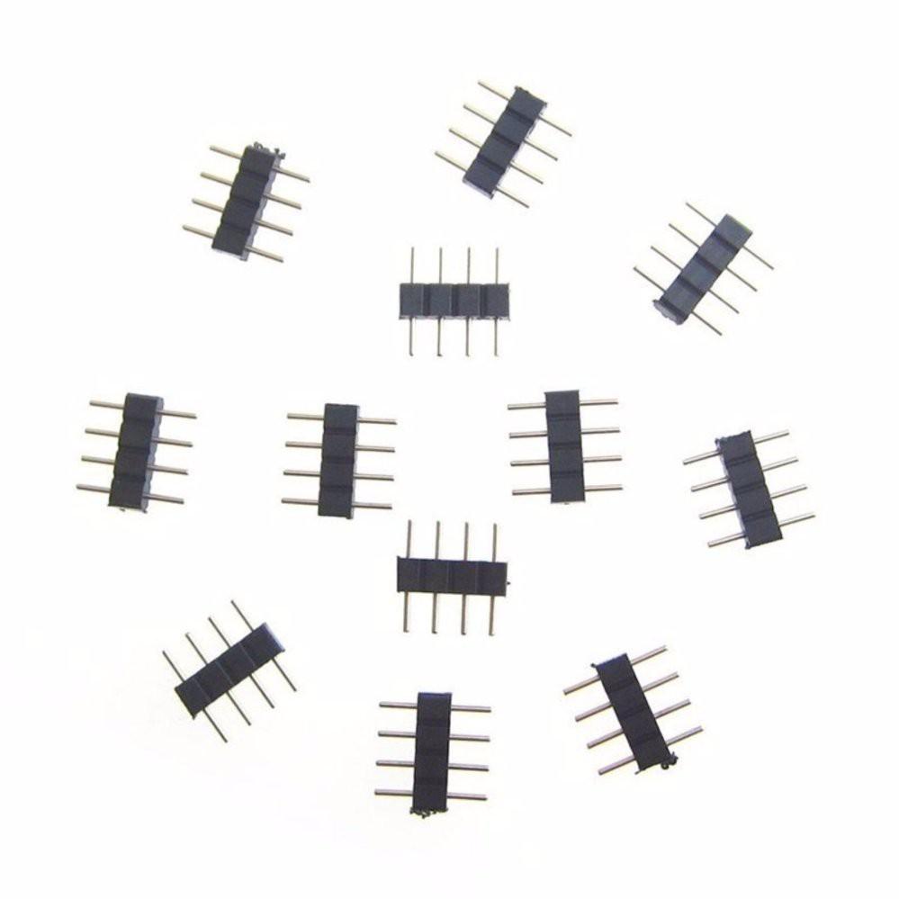 Bộ 2 Jack đầu 4 chân ghim nối đèn led dây dán
