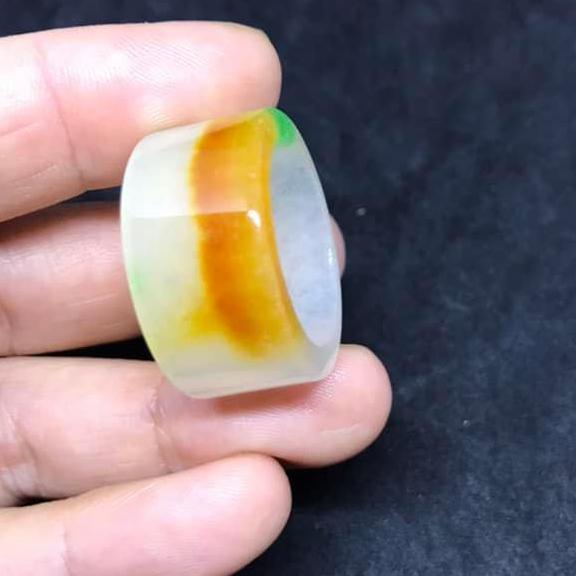 [HCM]NHẪN CÀN LONG NGỌC CẨM THẠCH TỨ QUÝ