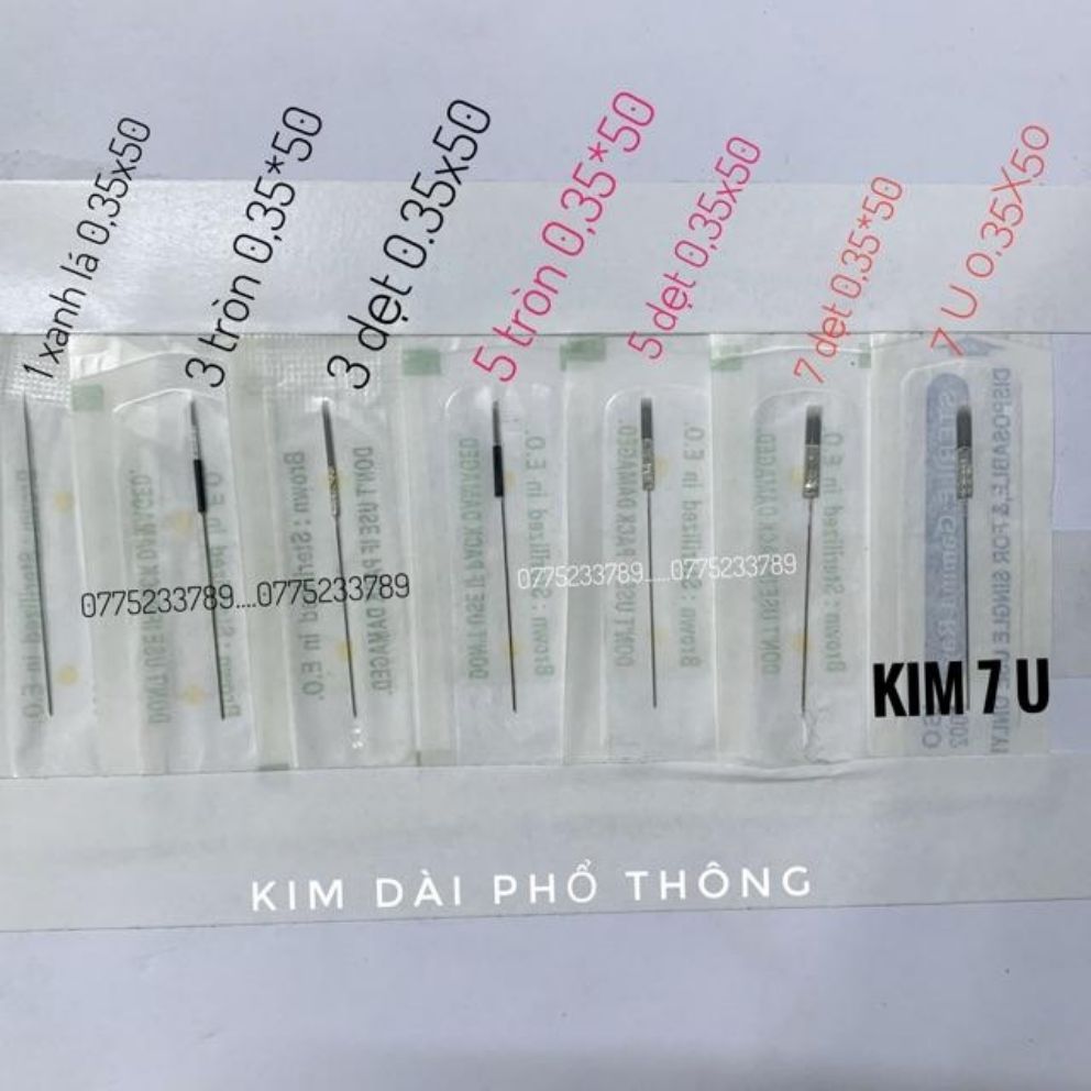 Kim dài phổ thông combo 100 cái dùng cho máy giansun ,idm ,zenka