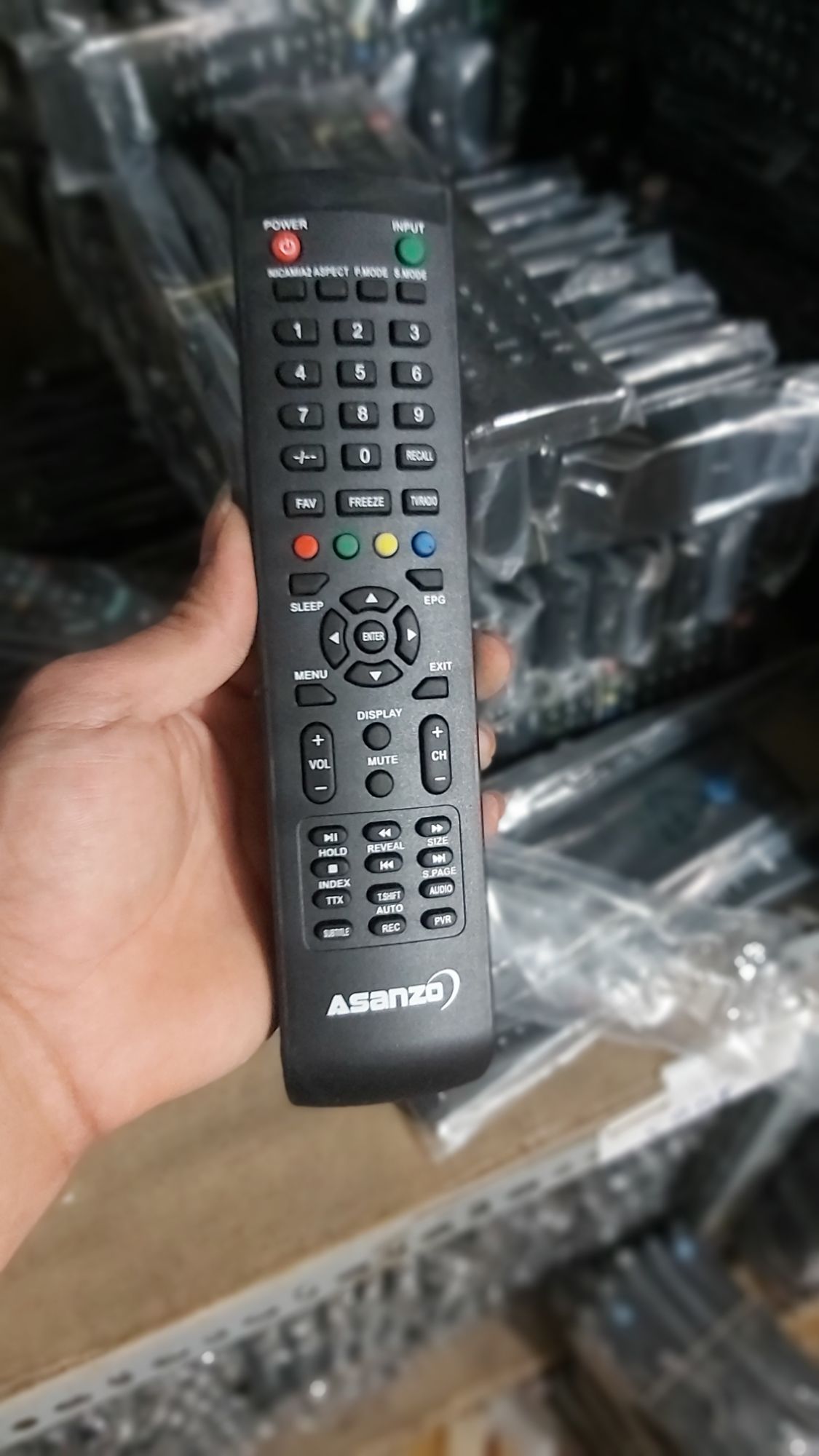 điều khiển tivi asanzo cong