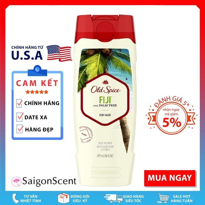 Sữa Tắm Cho Nam Old Spice - Fiji with Palm Tree Body Wash (473mL) nhập khẩu