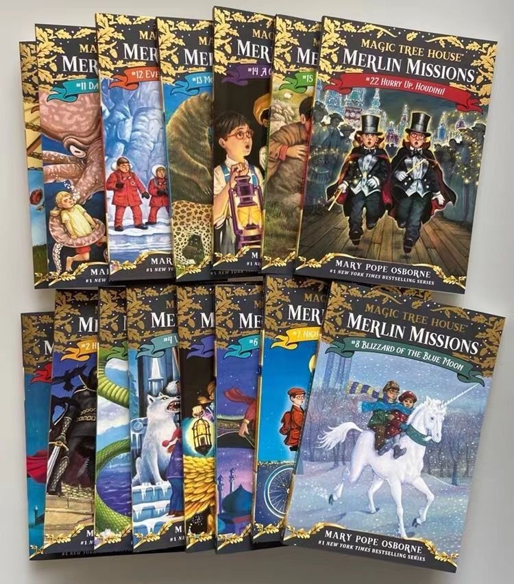 Magic Tree House Merlin Mission (1-27)  27q + File MP3 | Nhập Khẩu
