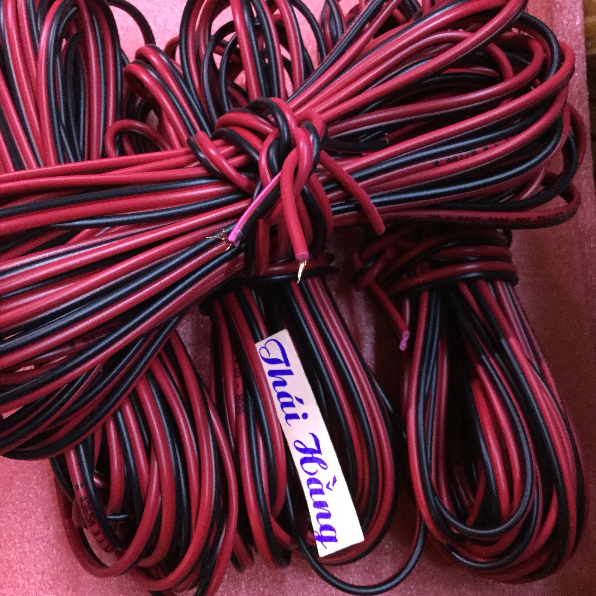 Dây điện đôi 2x0.3 li (2 cuộn =20 mét)