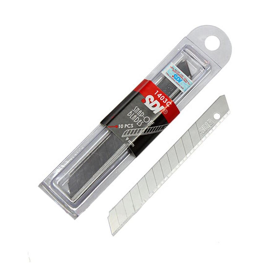[HCM]Lưỡi dao dọc giấy (Dao Trổ) SDI cỡ nhỏ (Hộp 10 lưỡi)