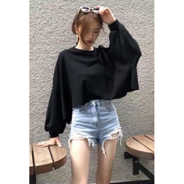 Áp thun croptop dài tay siêu xinh thời trang nữ, phù hợp mọi vóc dáng, Áo thun croptop bao đẹp, bao rẻ, hithot 2020, hot tiktok kèm ảnh thật, B&Q Việt nam