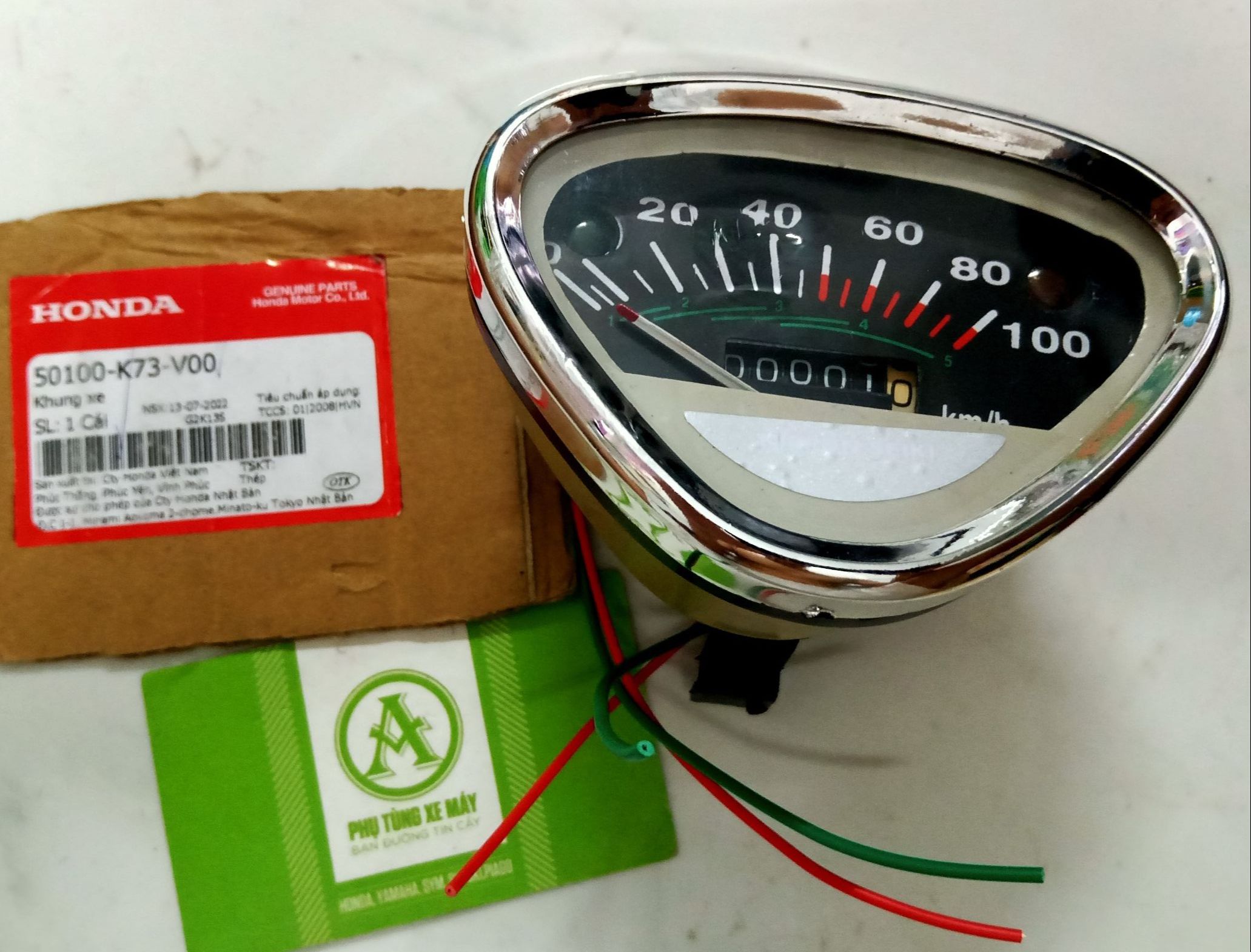 Đồng hồ xe máy 67 chạy được công tơ mét